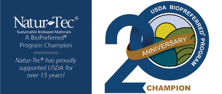 Natur-Tec is a USDA BioPreferred Program champion.